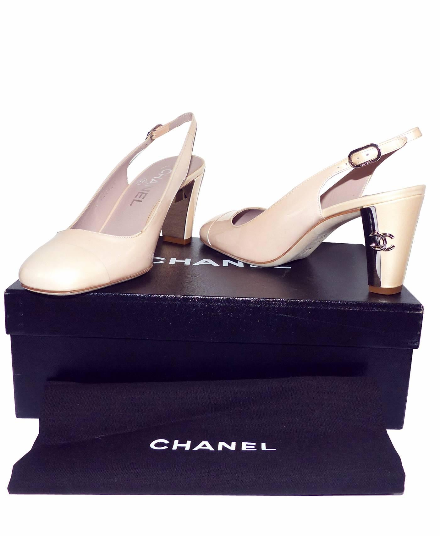 Chanel Classique Pumps Rose Leather 36.5 Europe Size  / EXCELLENTE CONDITION  1