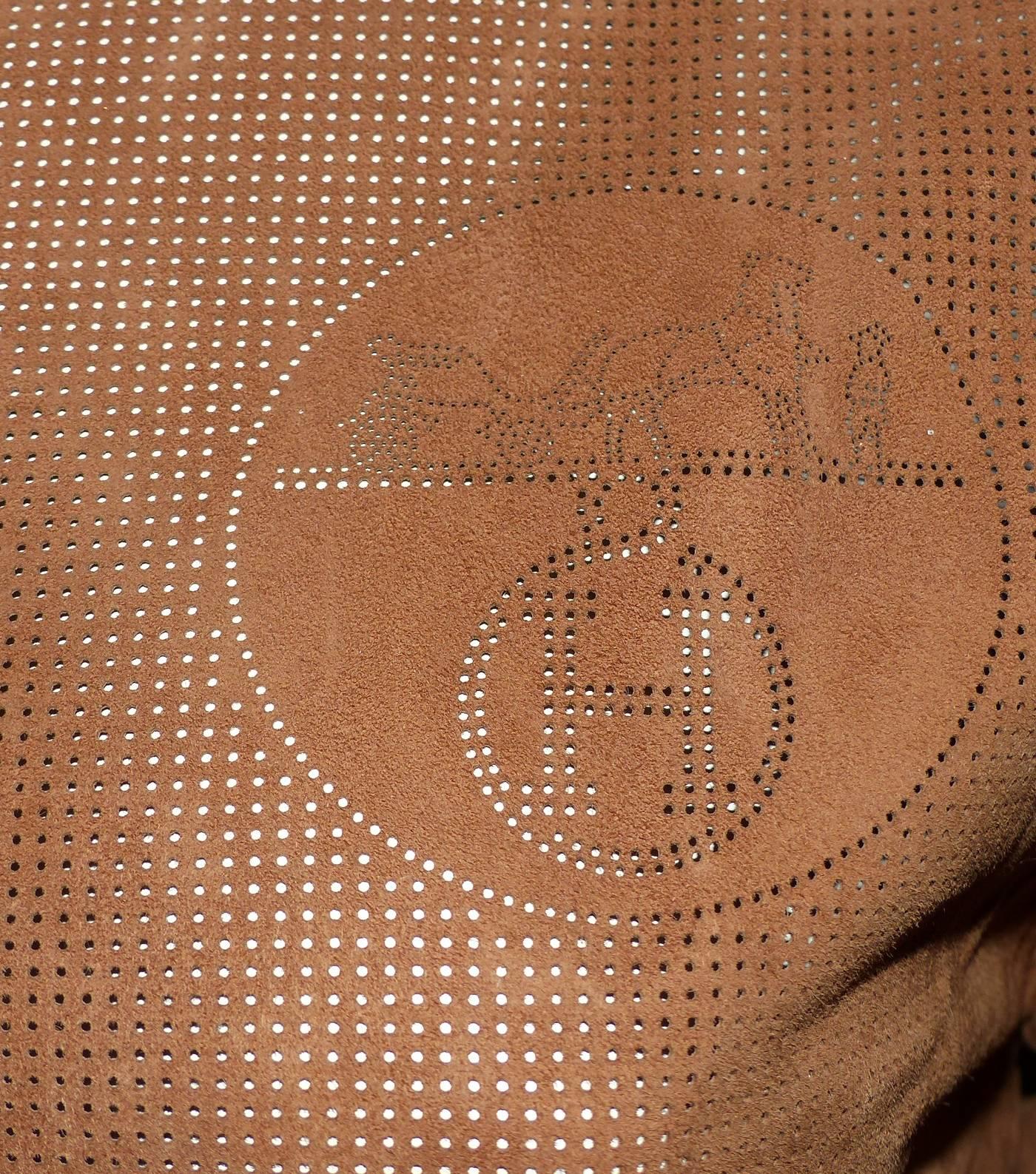 Gorgeous Hermès Tunique Perforated Brown Suede / EXCELLENTE CONDITION  3
