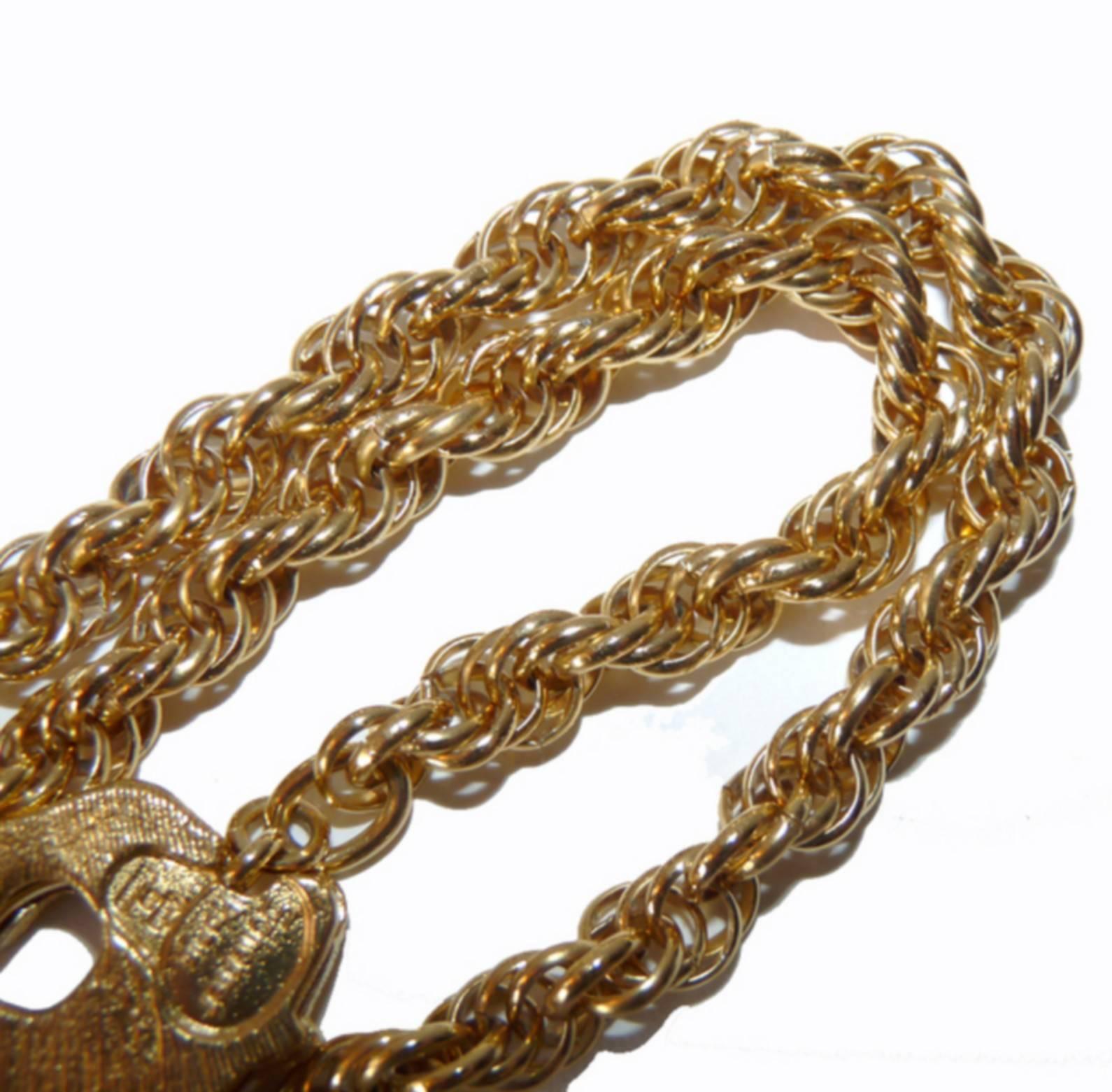 Beautifull Vintage Jean Louis Scherrer Long Necklace   1