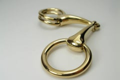 Hermès Mors scarf ring Gold Plated