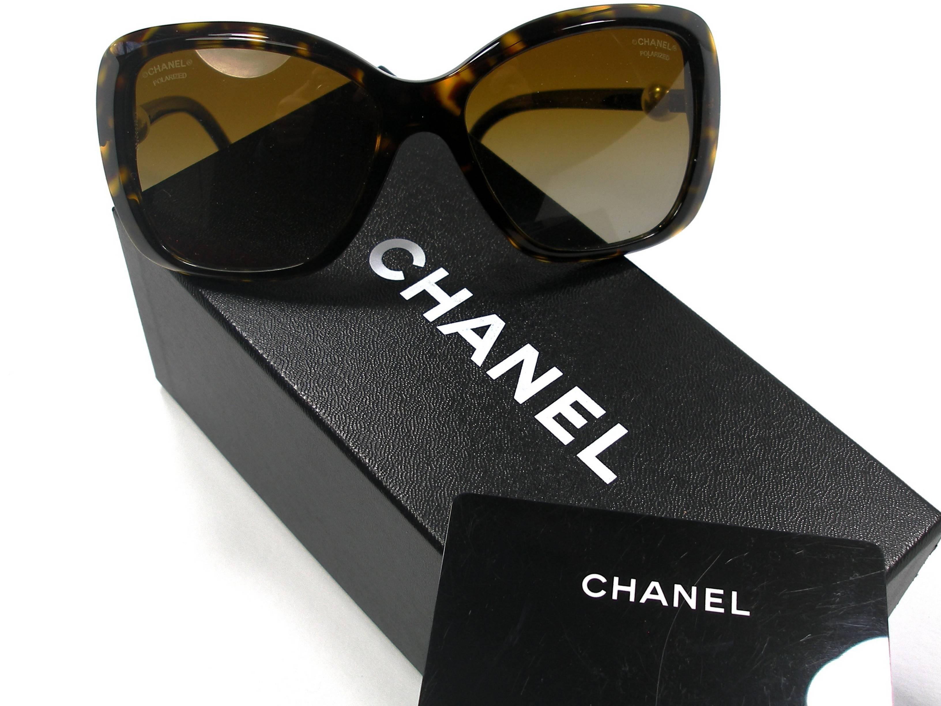 chanel 18k gold sunglasses