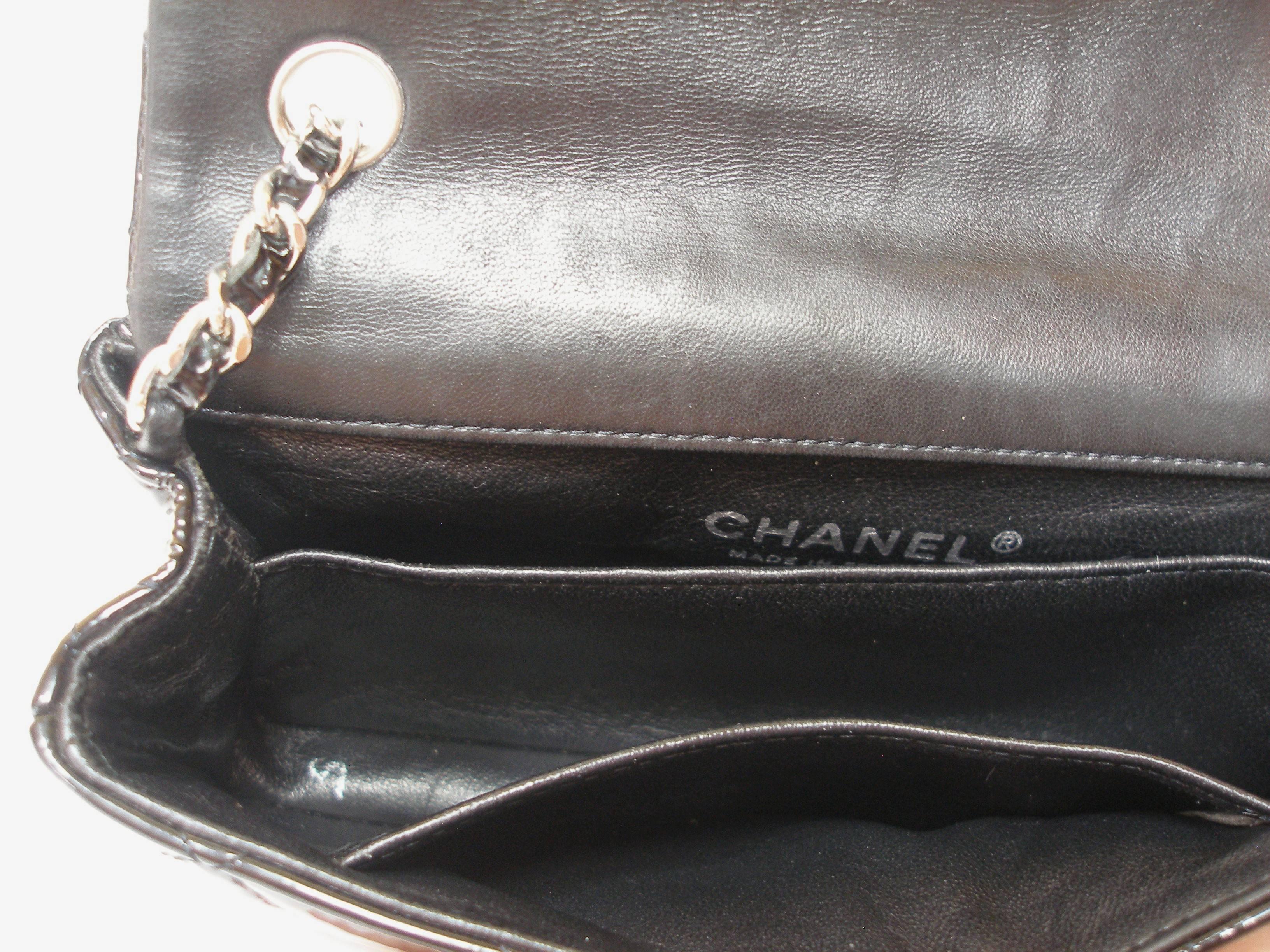 ICONIC Mini Timeless Chanel Patent Leather Silver Hardware / Good Condition  1