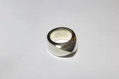 RARE Imposing Hermès Vintage Palmyre Ring Silver 925  Size 14 US