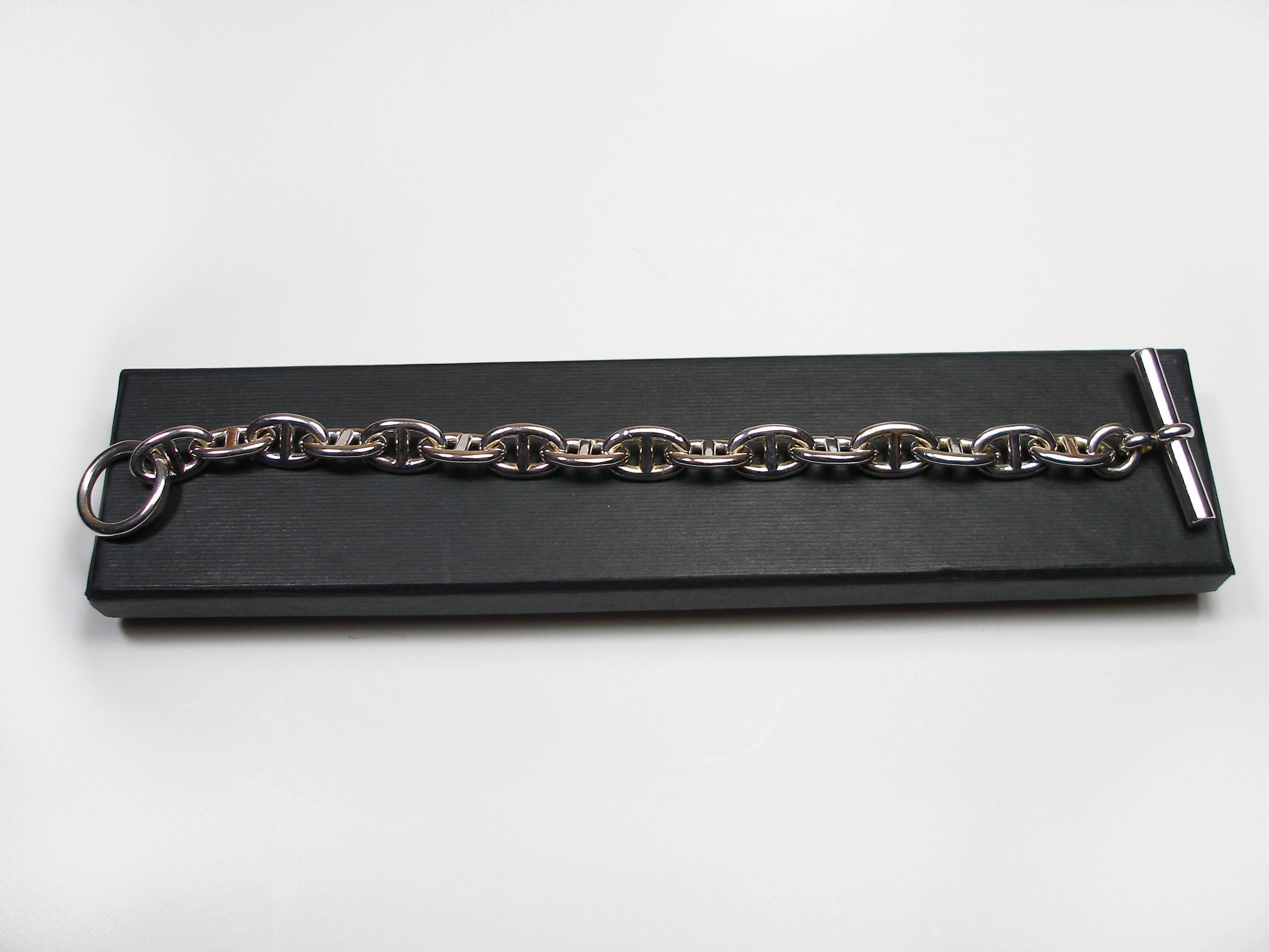 Bracelet Chaine d'Ancre Medium Size Silver 925 Made in France / NO BRAND  2