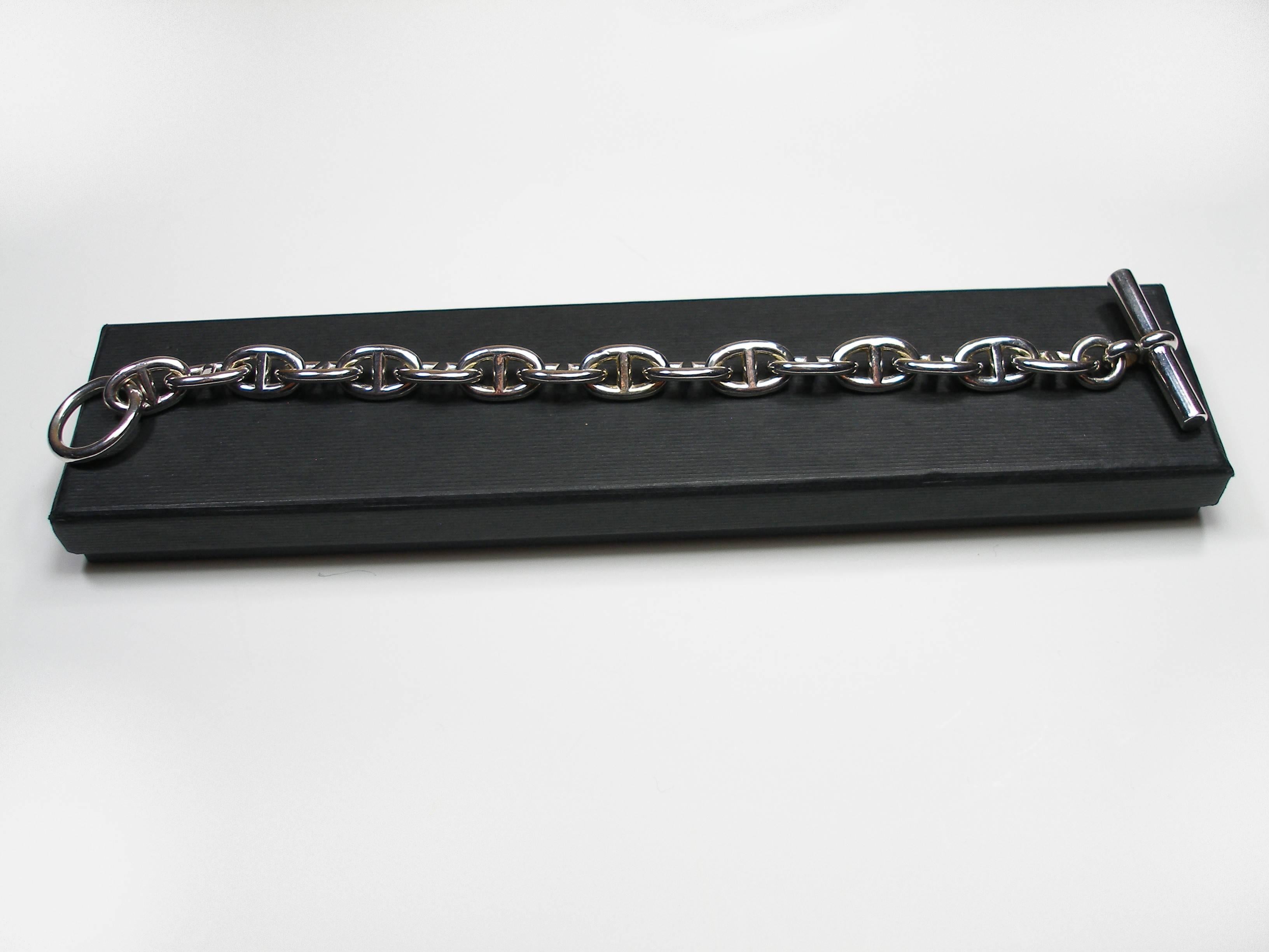 Bracelet Chaine d'Ancre Medium Size Silver 925 Made in France / NO BRAND  1
