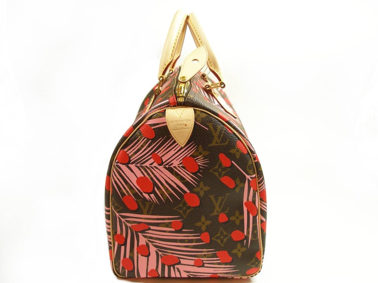 Limited Edition Louis Vuitton Monogram Palm Springs Jungle Speedy 30 /BRAND NEW at 1stdibs