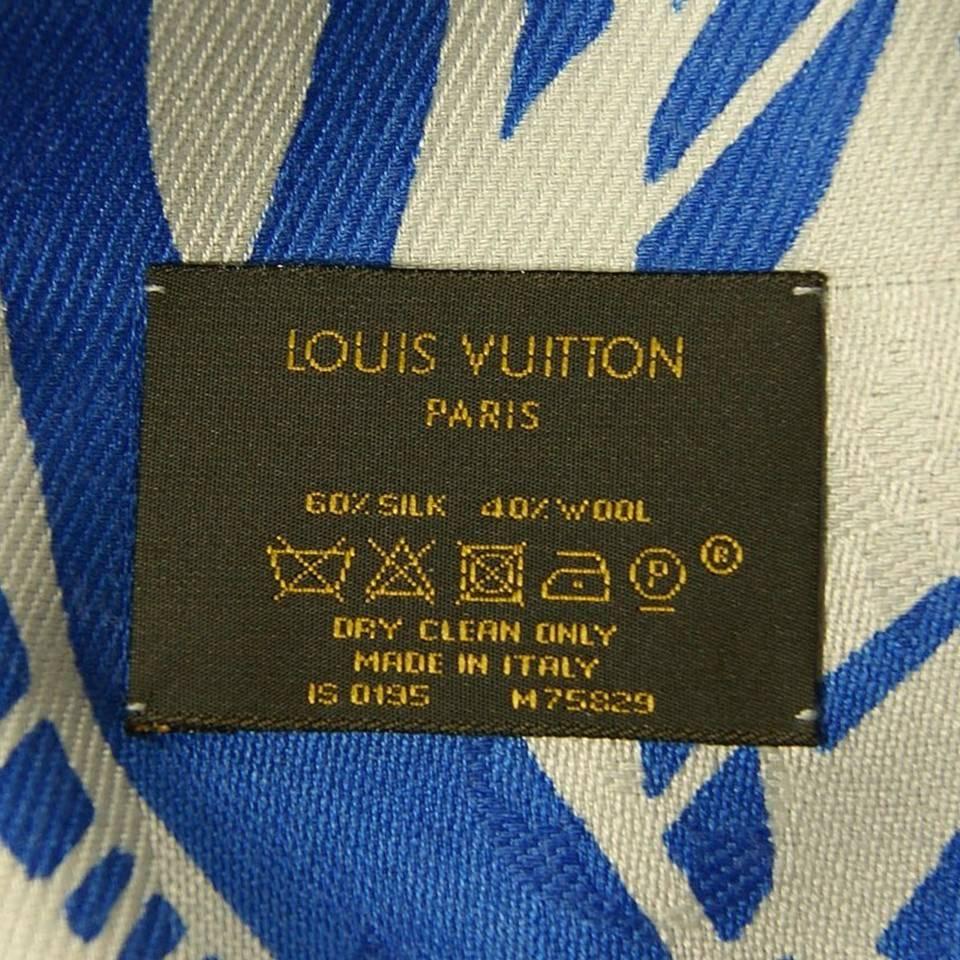 Women's Limited Edition Louis Vuitton Monogram Shawl Almazing Colbat /Absoluty Brand New