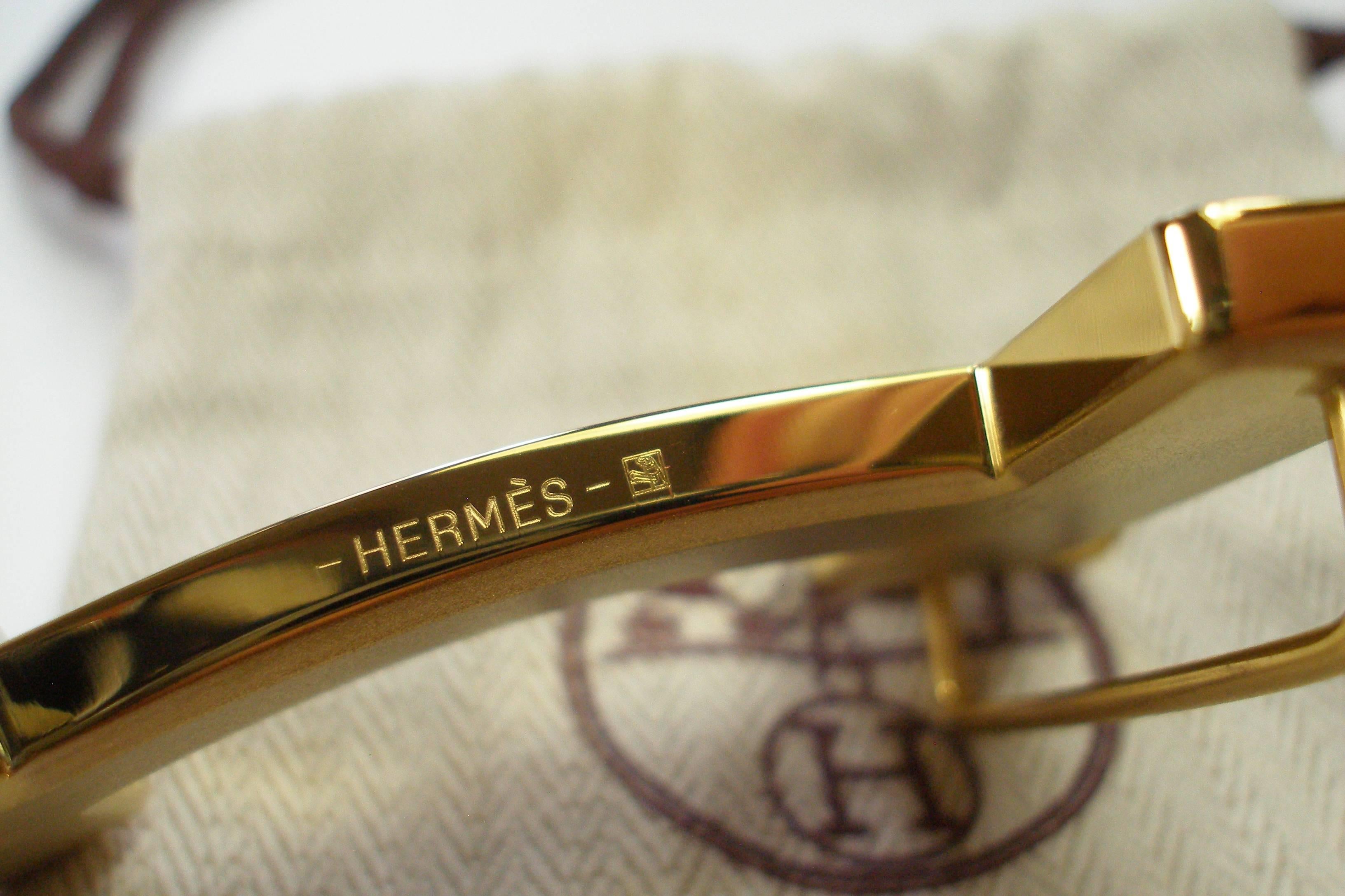 Hermès H Buckle Constance 2 Gold Plated 42 mm / BRAND NEW 1