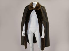 Vintage Cape Pierre Balmain Rabbit Fur and Wool Size 38 FR / 8US