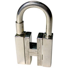 Hermès Cadenas Key Ring or Charm Bag H rotatif