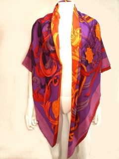 Hermès 140cm /55 "GM Shawl Mors à la Connectable Cashmere / Brand New