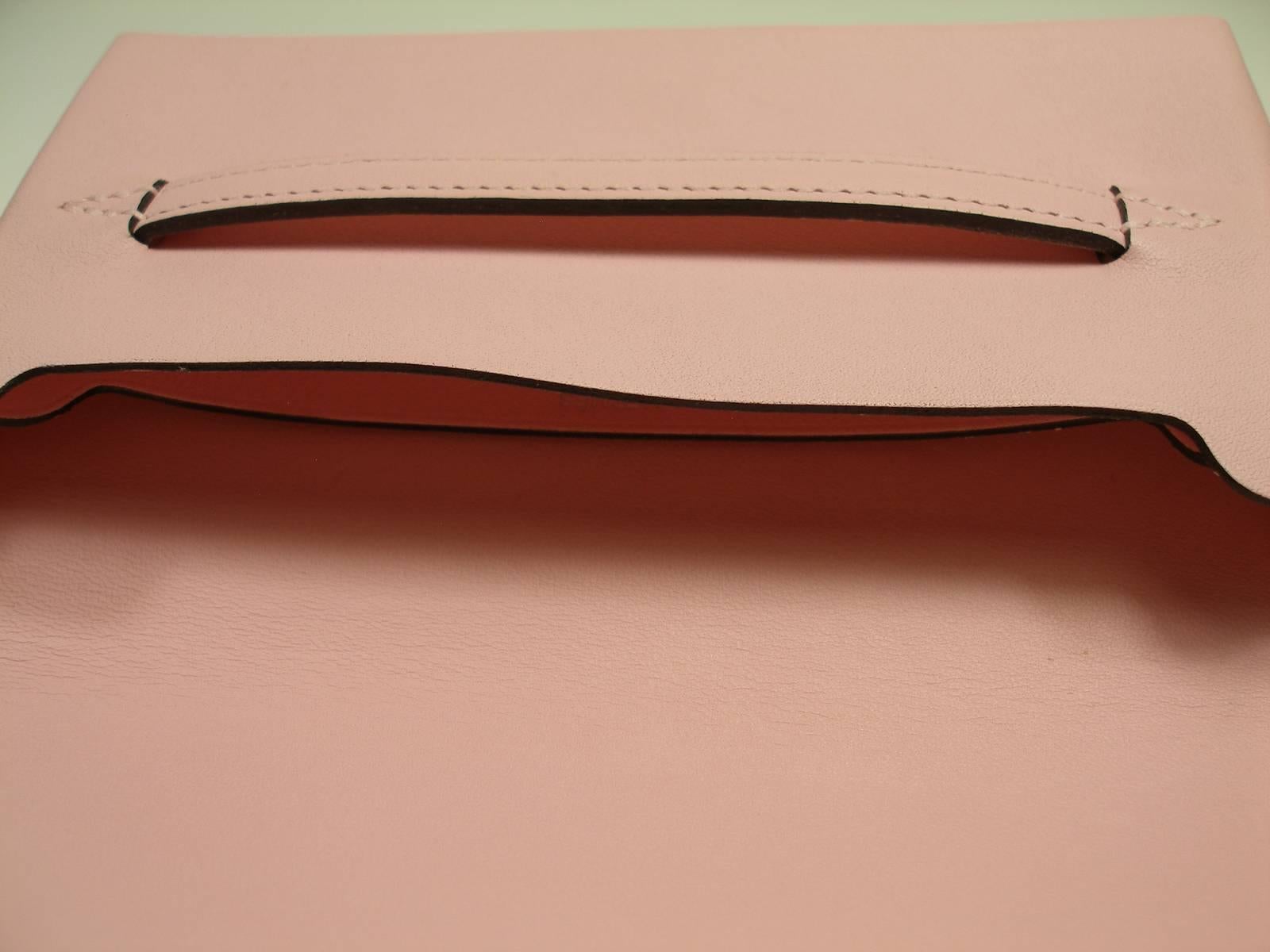 Women's Hermès Smart case Large Size Swift Leather Rose Sakura /Good Condition For Sale