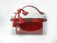 Circa 2010's Rare Louis Vuitton Wallet or Clutch Zippy Red Alligator Wallet