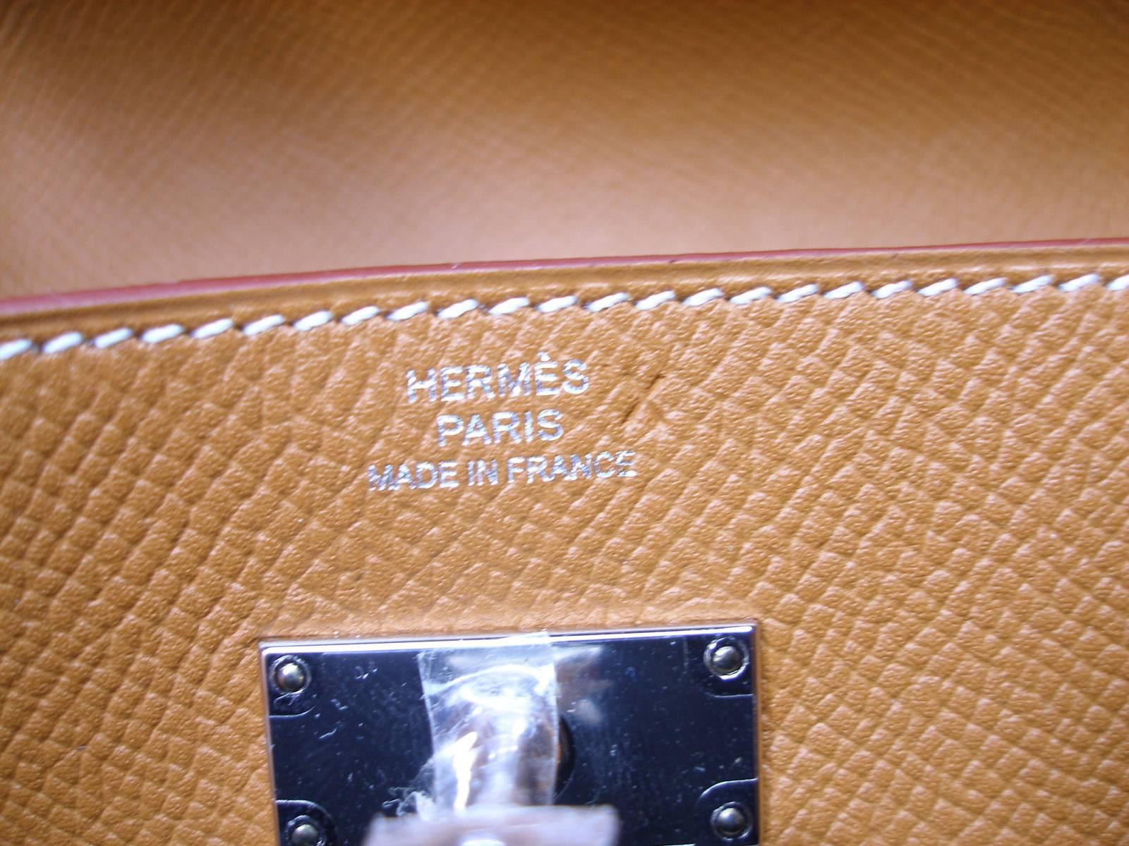 Hermès Kelly Long Wallet Epsom Leather Gold and palladium Hardware / Brand New 1