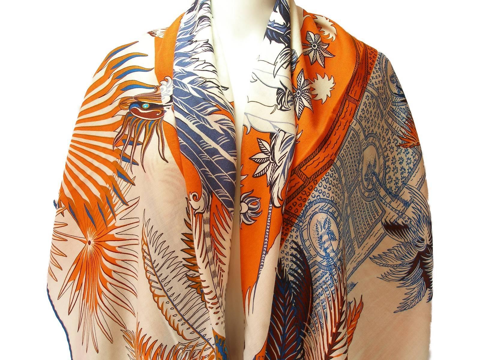 hermes mythiques phoenix scarf