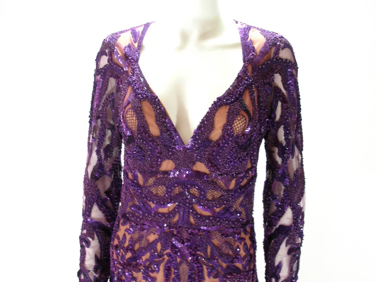 purple haute couture