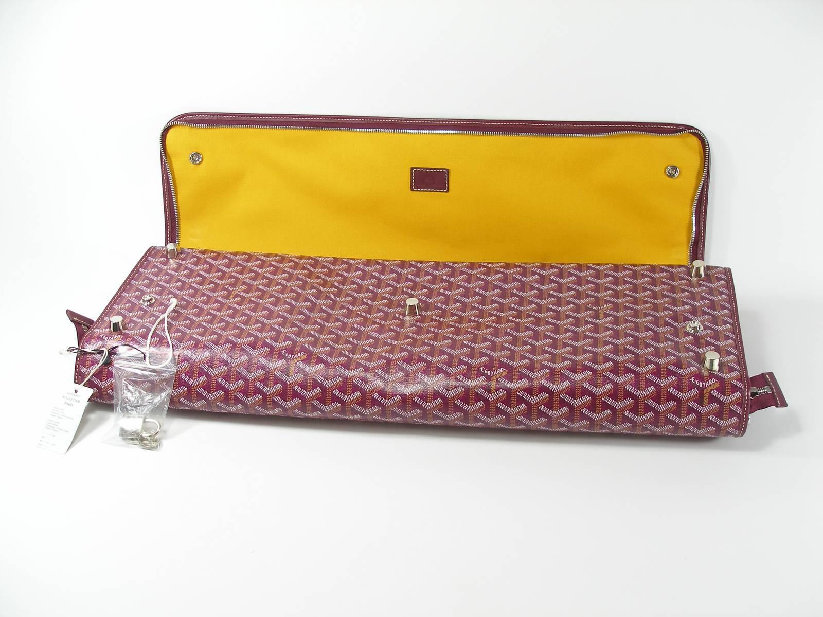 Collectible Caravelle 60 Goyard Folding Suitcase / Like New 9