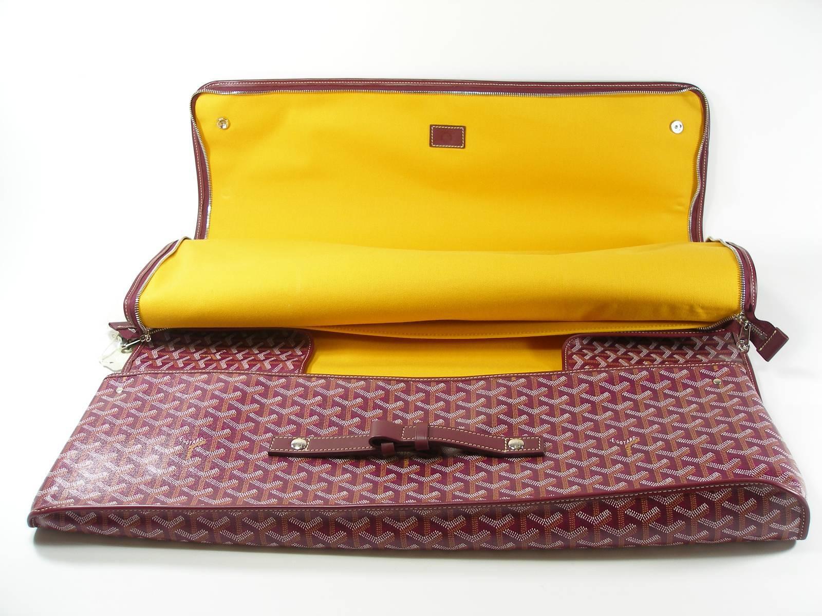 Collectible Caravelle 60 Goyard Folding Suitcase / Like New 5