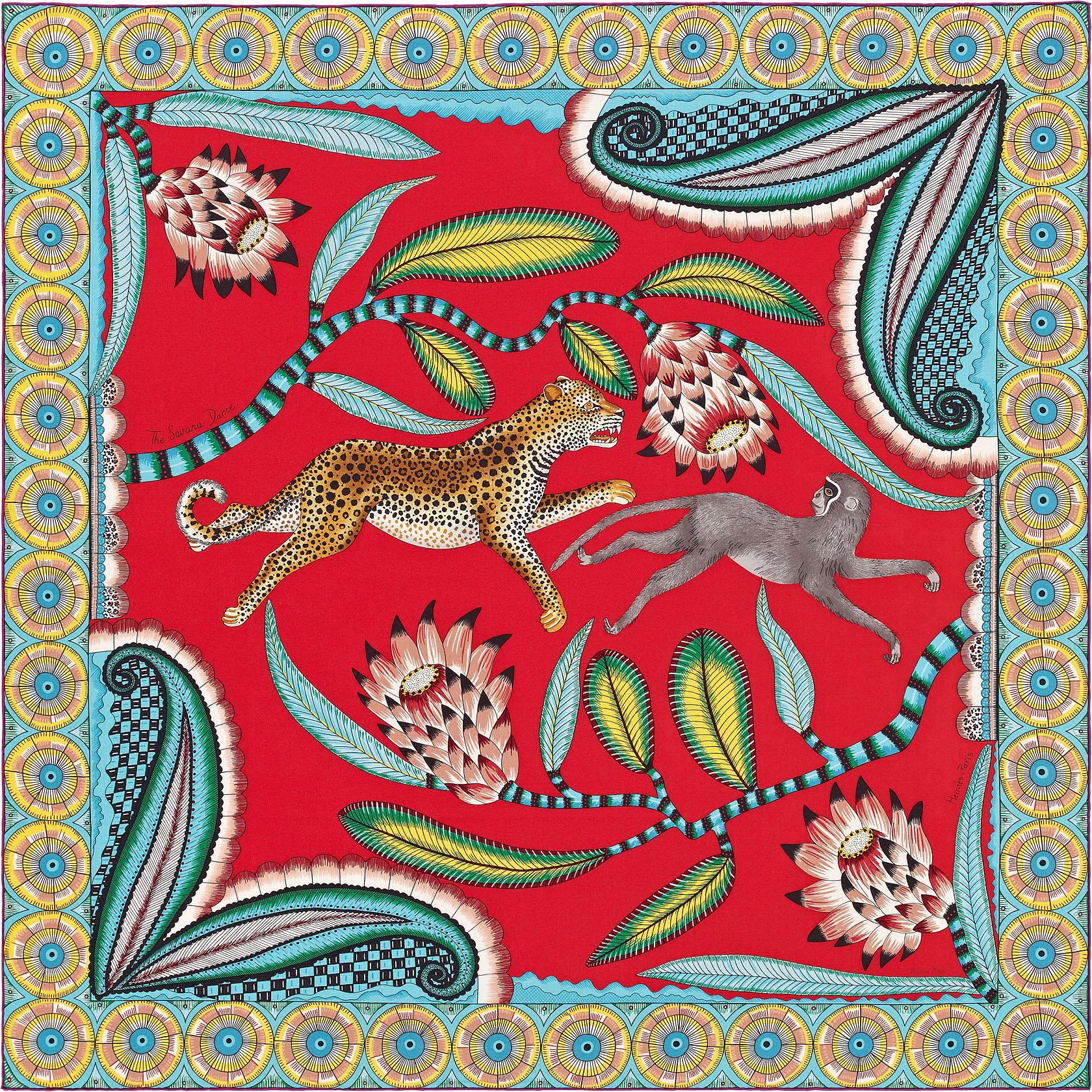 Women's Hermès The Savana Dance Cashmere Shawl