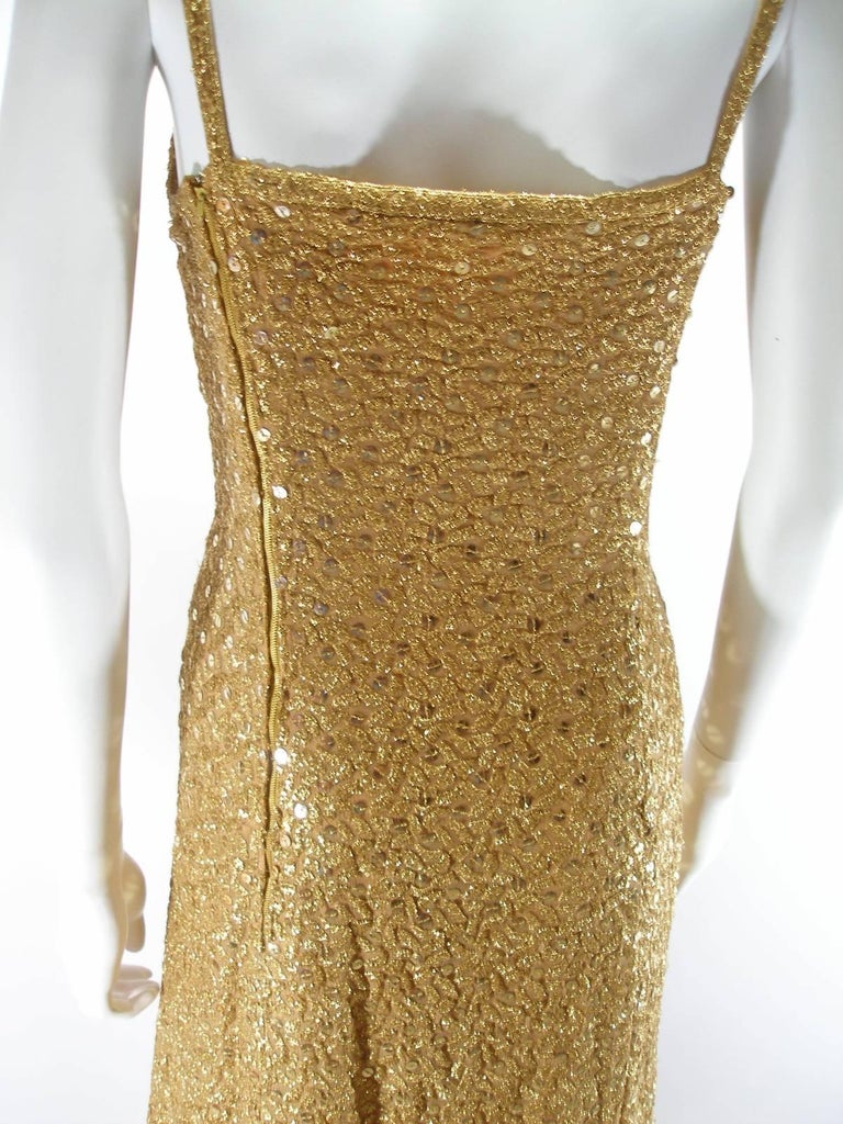 Chanel Haute Couture Vintage Suite Gold Cloque Embroidered Sequins, 1977