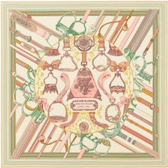 Hermès Duo d'Etriers By Virgine Jamin Cashmere Shawl 140 cm / BRAND NEW