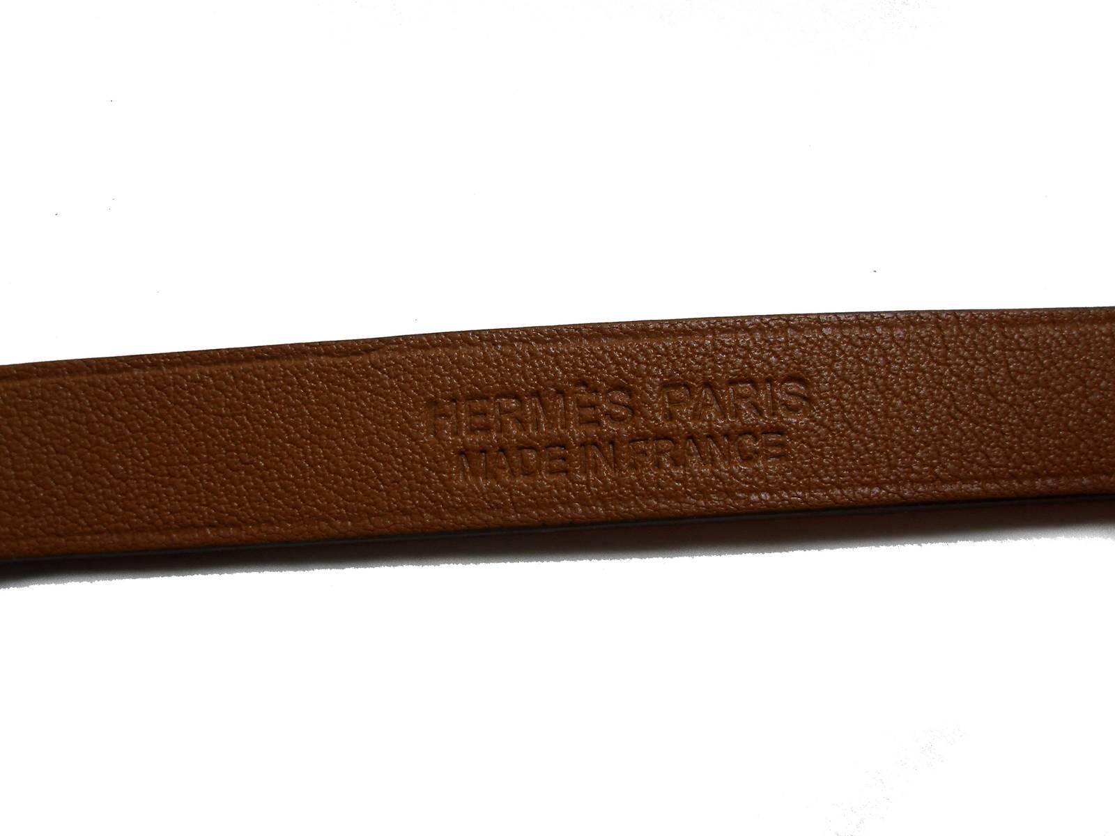 Hermès Médor Infini Bracelet Gold Crevette Leather and Palladium Double tour 9
