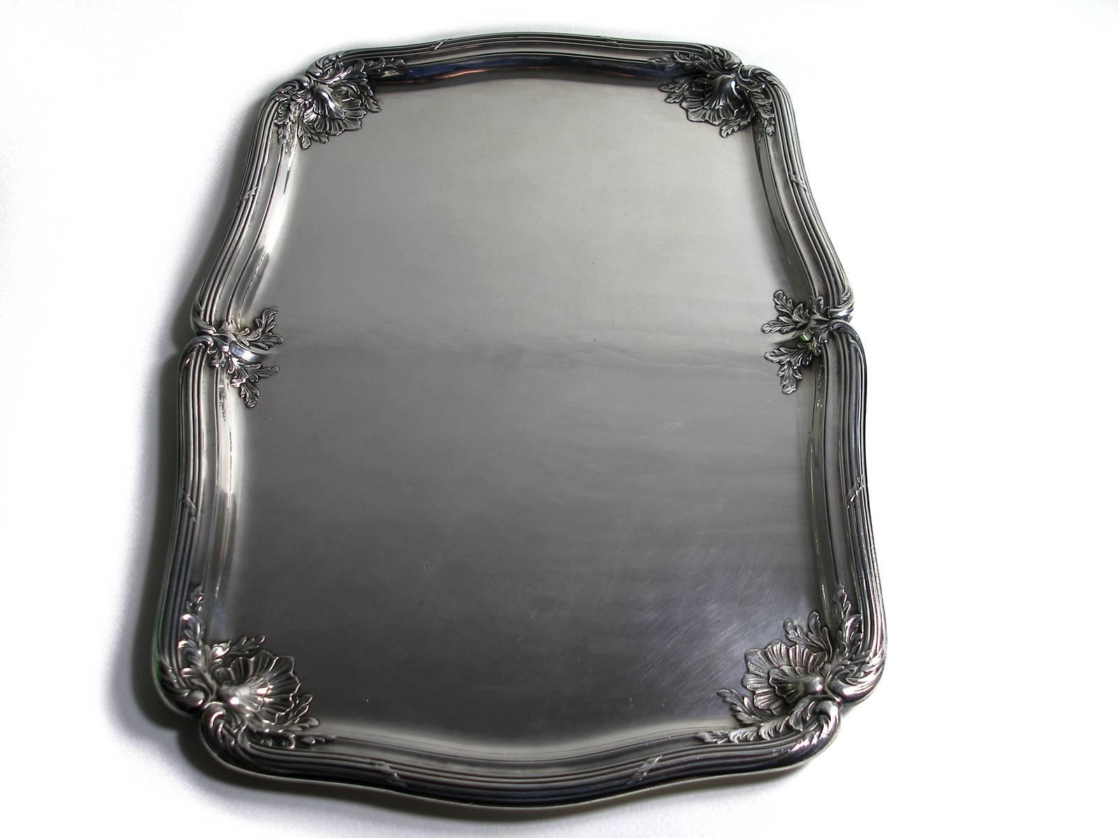 ANTIQUE French Silver Plated GALLIA by christofle Plateau Service Circa 1900 For Sale 2