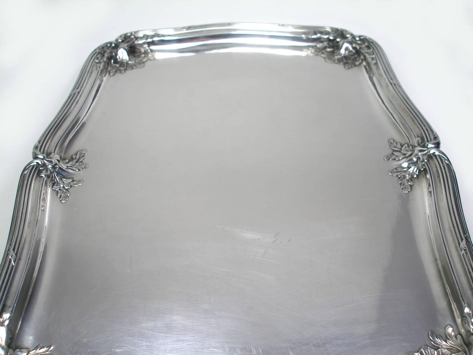 ANTIQUE French Silver Plated GALLIA by christofle Plateau Service Circa 1900 For Sale 8