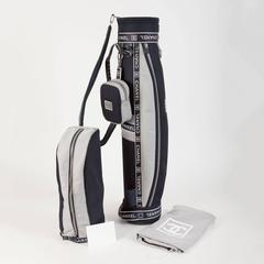 Rare Chanel Ladies Navy & White Sunday Golf Bag with Accessories