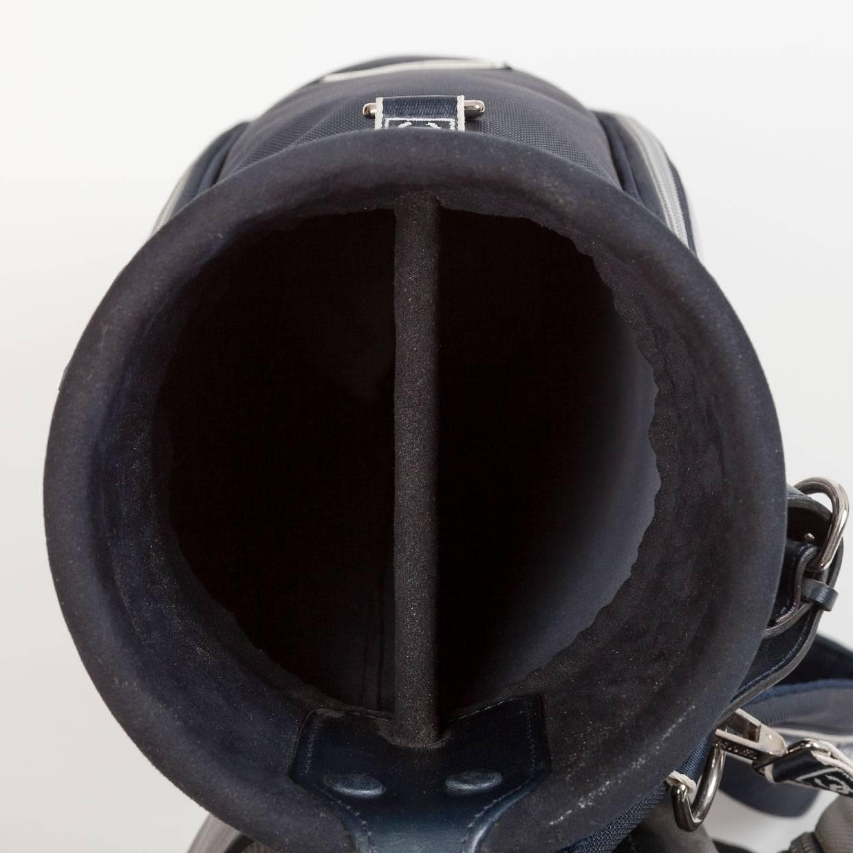 Rare Chanel Ladies Navy and White Sunday Golf Bag with Accessories at