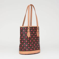 Louis Vuitton Limited Edition Monogram Cerises Bucket Bag (Cherry Print)