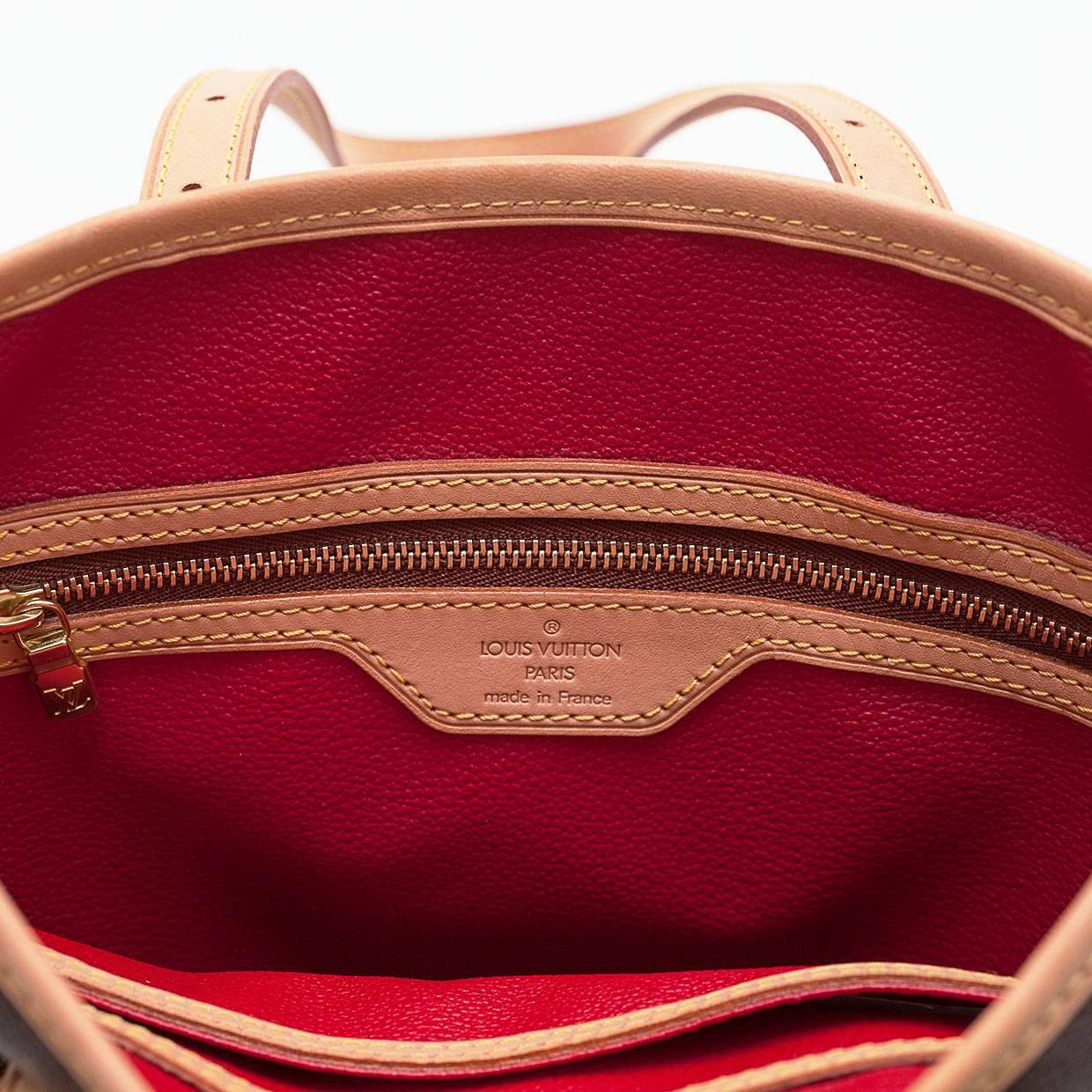 Women's Louis Vuitton Limited Edition Monogram Cerises Bucket Bag (Cherry Print)