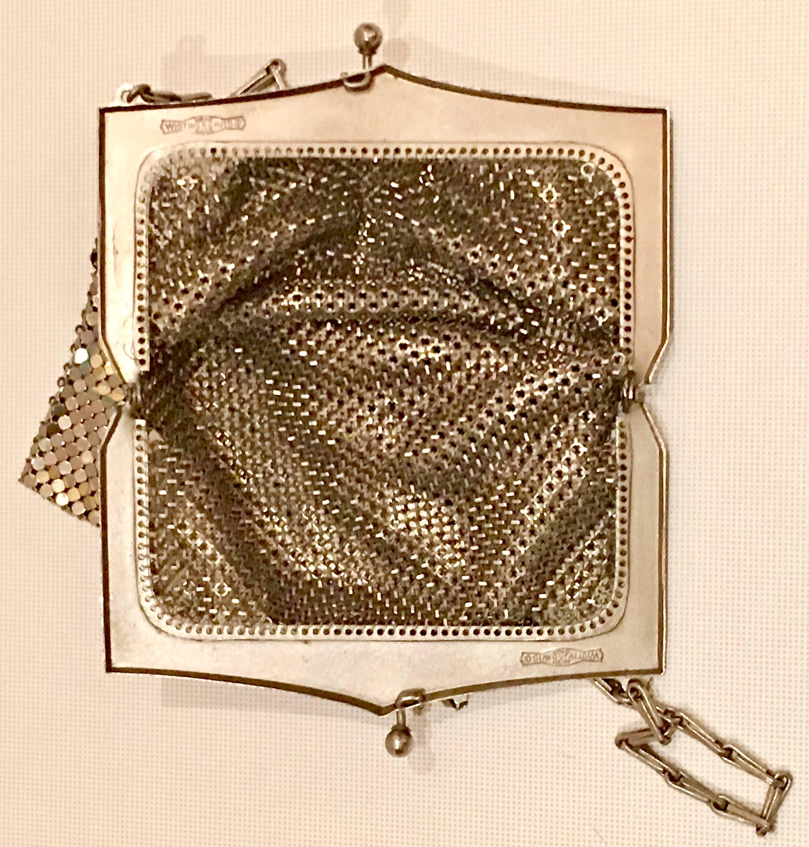 Women's  Antique Whiting & Davis Sterling Silver Mesh Flapper Bag