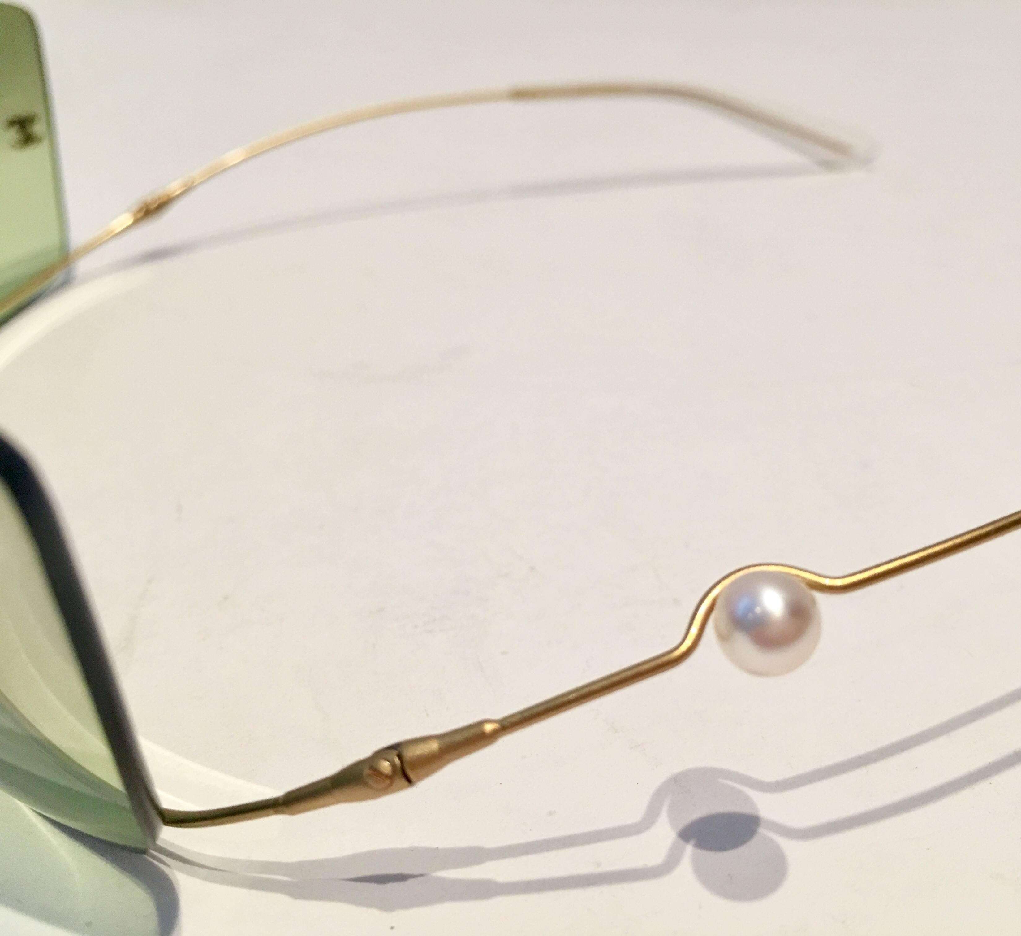 Chanel Freshwater Pearl Rimless & Mirrored  