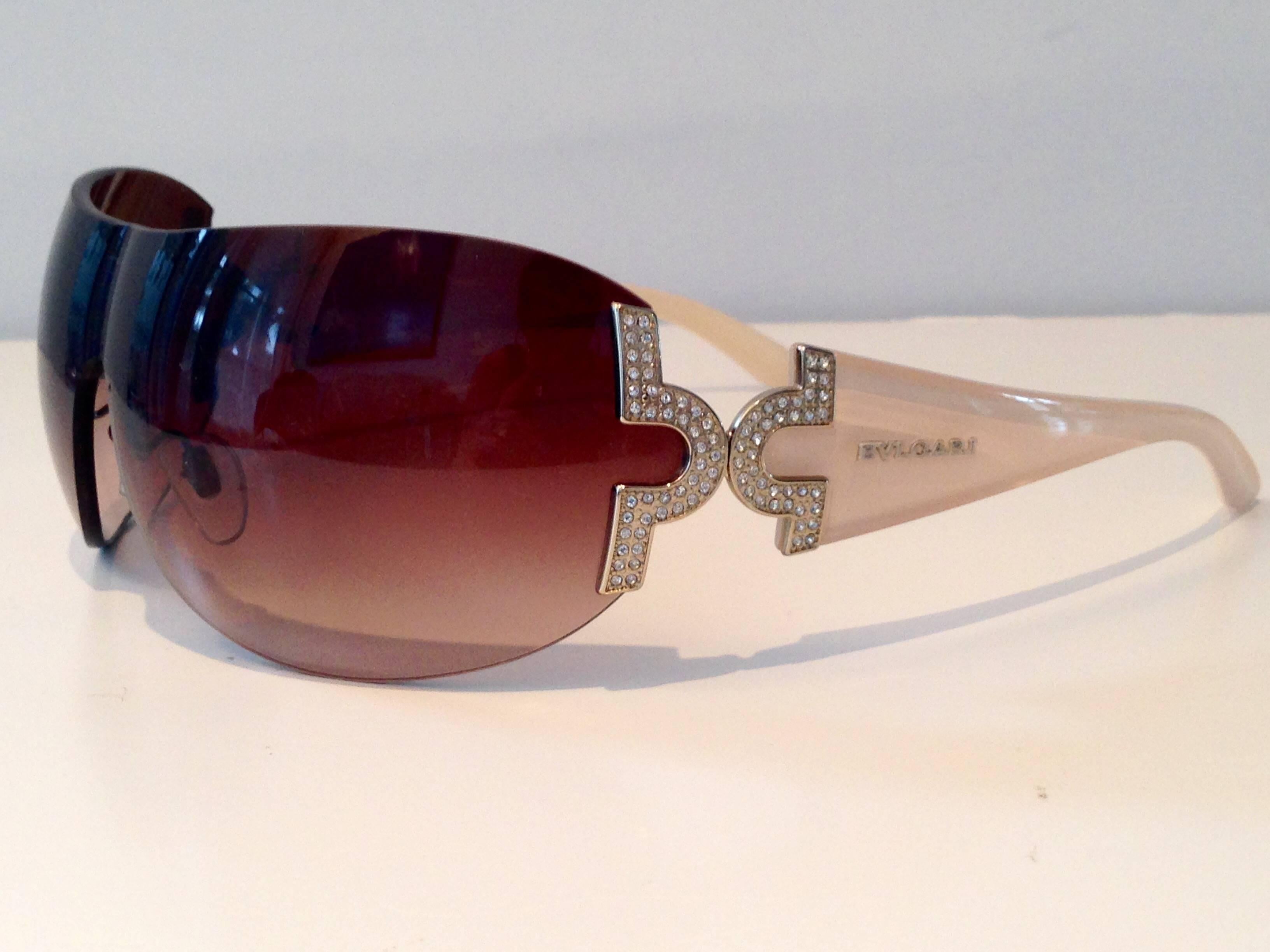 Bvlgari Pale Pink and Swarovski Crystal Sunglasses at 1stDibs | bvlgari  swarovski crystal sunglasses, bvlgari sunglasses with swarovski crystals, bvlgari  crystal sunglasses