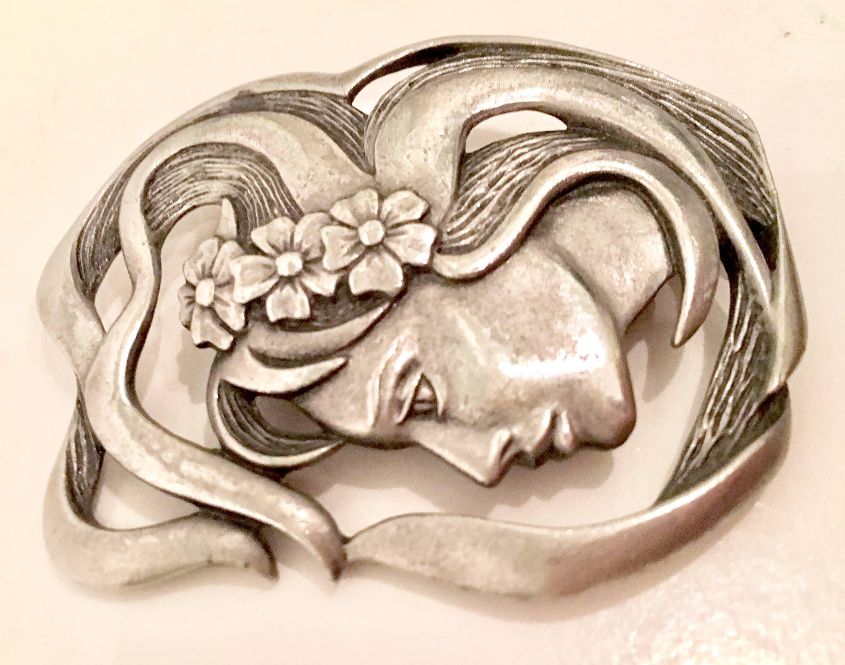 pewter brooches vintage