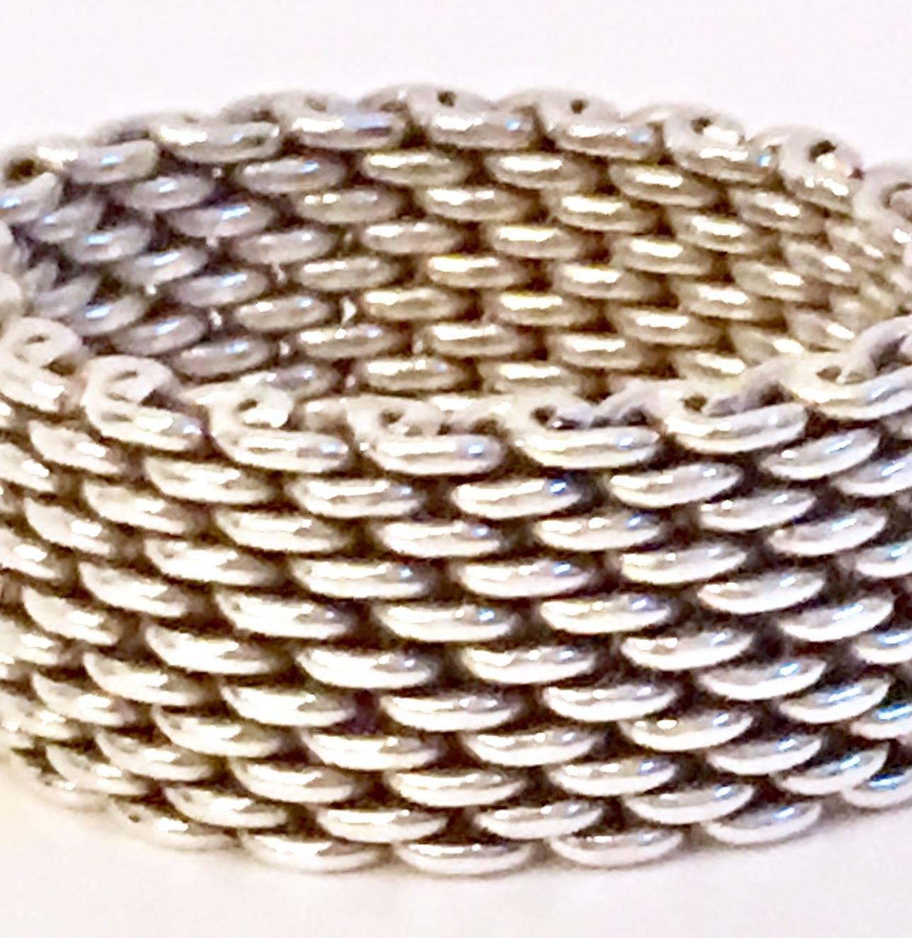 tiffany silver mesh ring