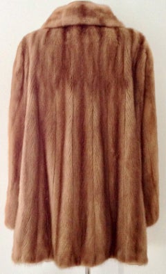 Vintage Fine Mink Fur "Car" Coat