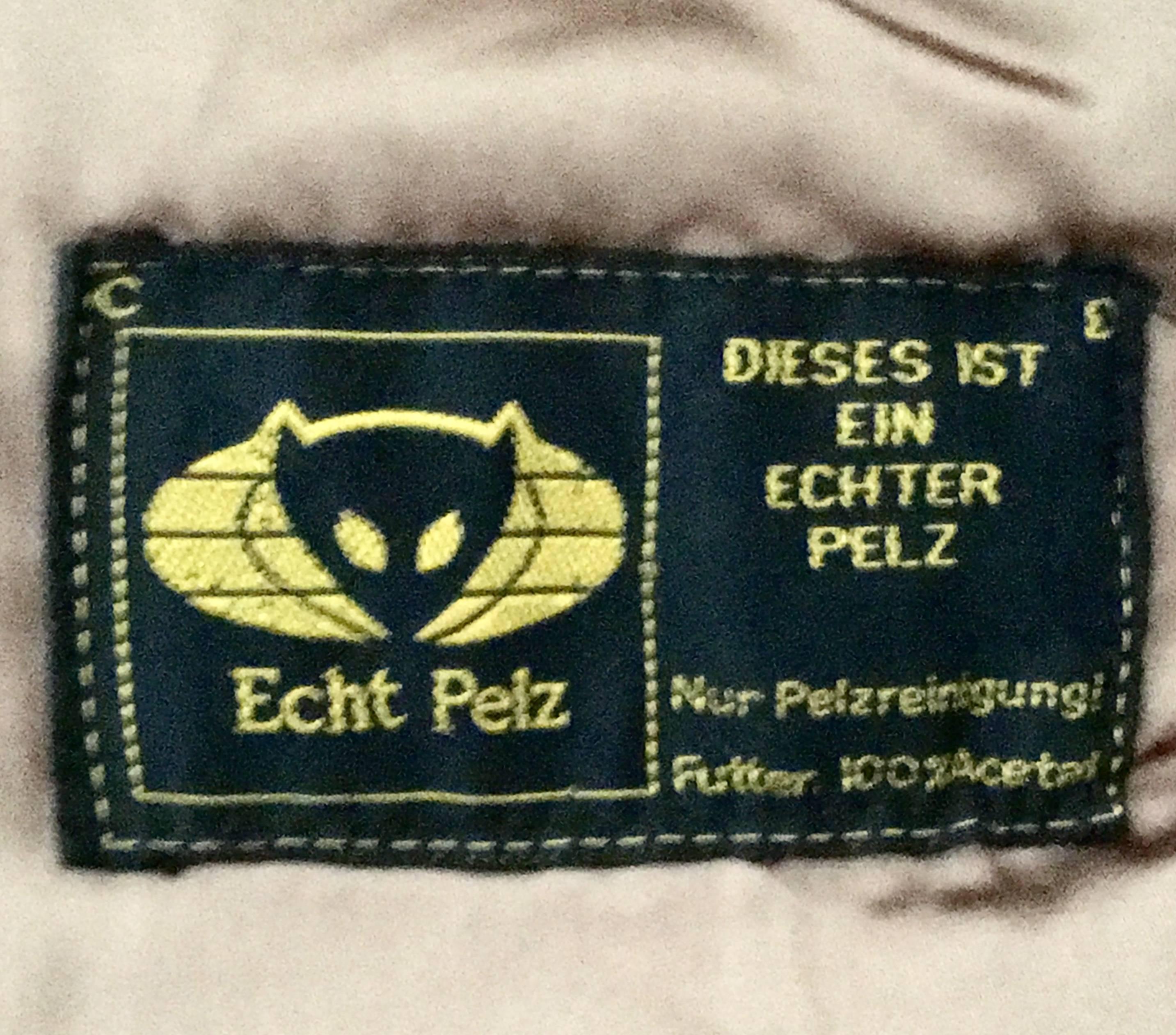 20th Century Authentic German Red Fox Fur Coat By, Eich Pelz For Sale 5