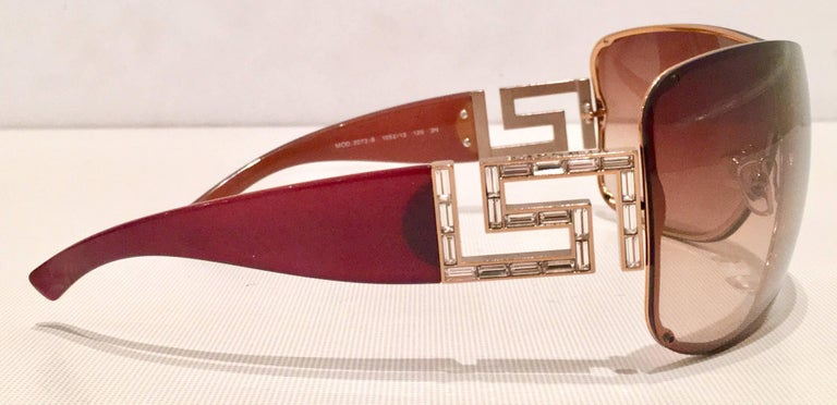 versace greek key sunglasses