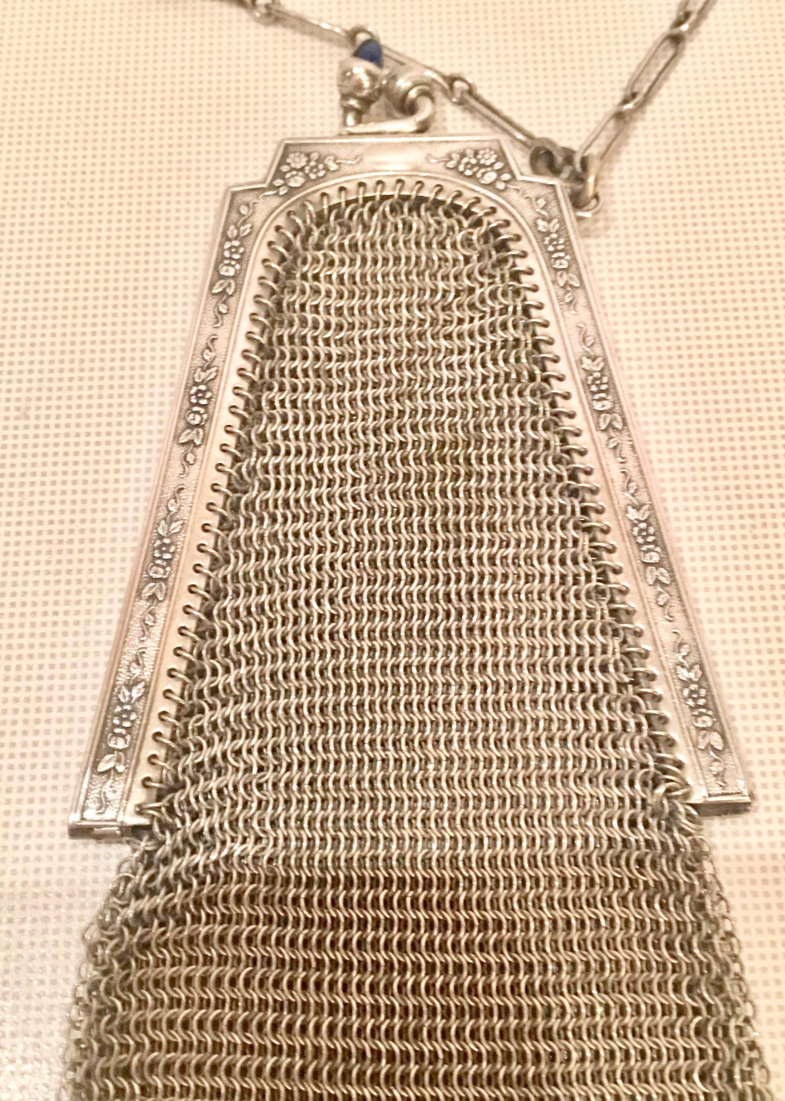 silver mesh bag