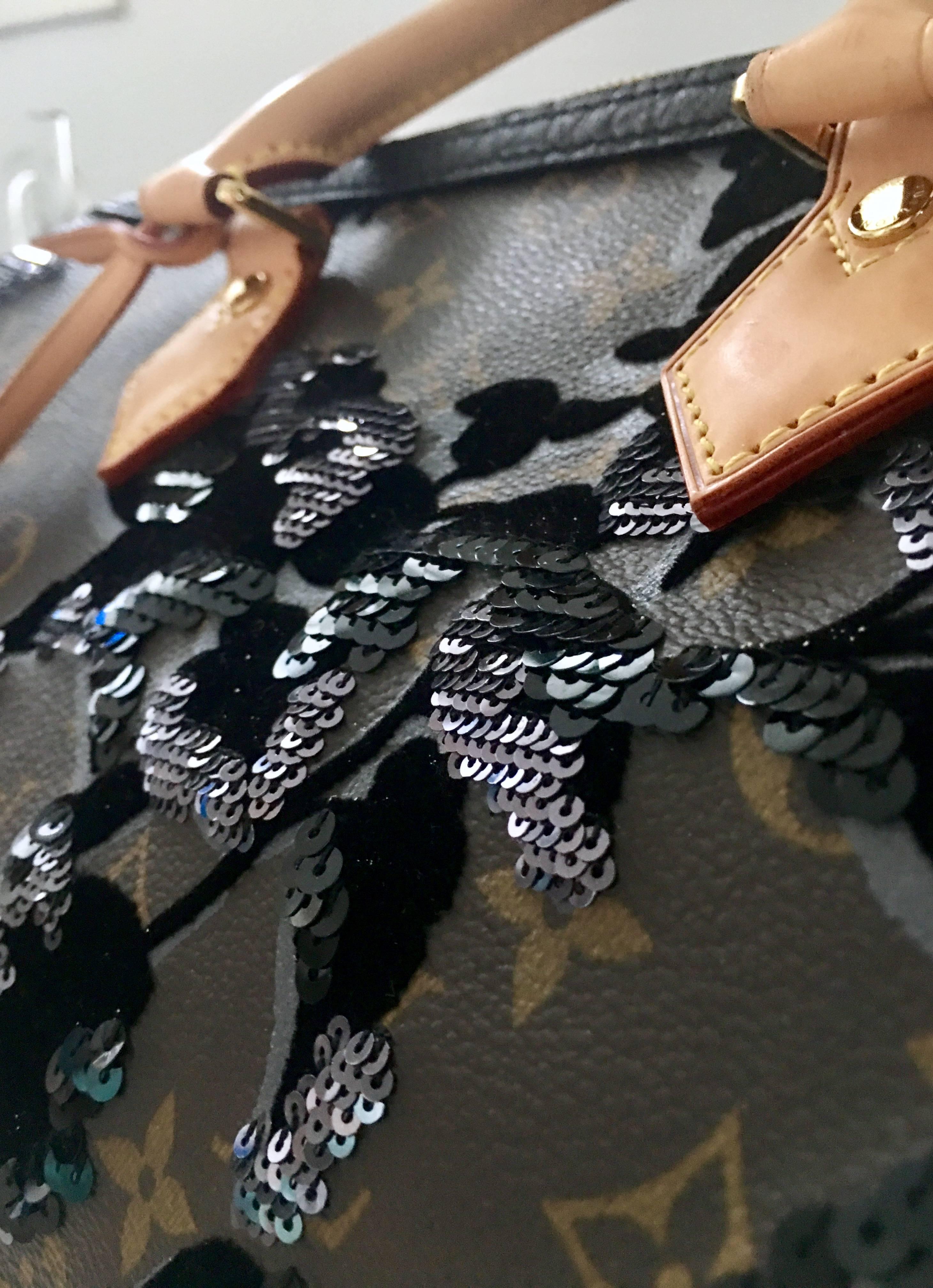Women's or Men's Louis Vuitton Limited Edition Fleur De Jais 35 Speedy Handbag