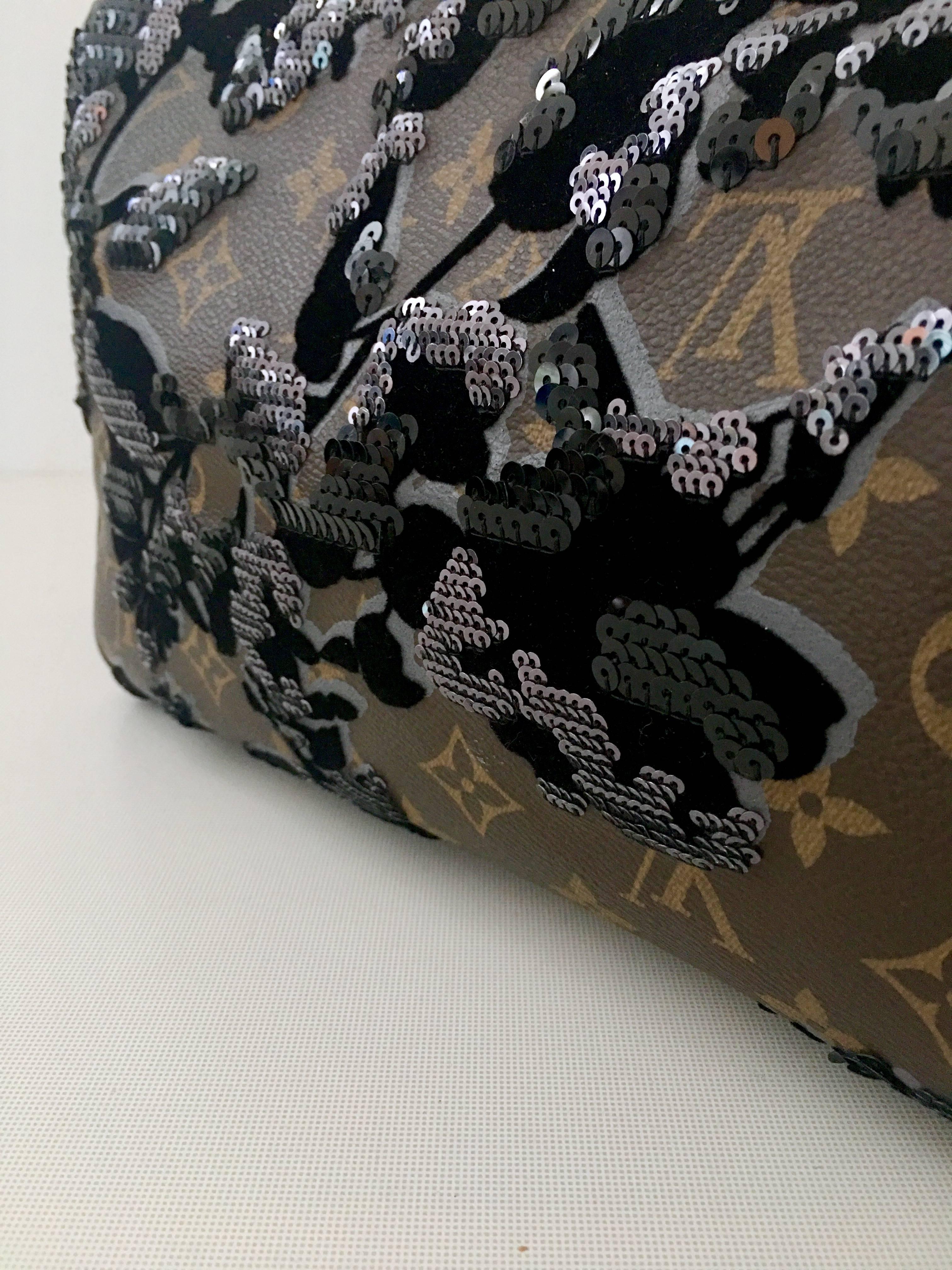 Louis Vuitton Limited Edition Fleur De Jais 35 Speedy Handbag 2