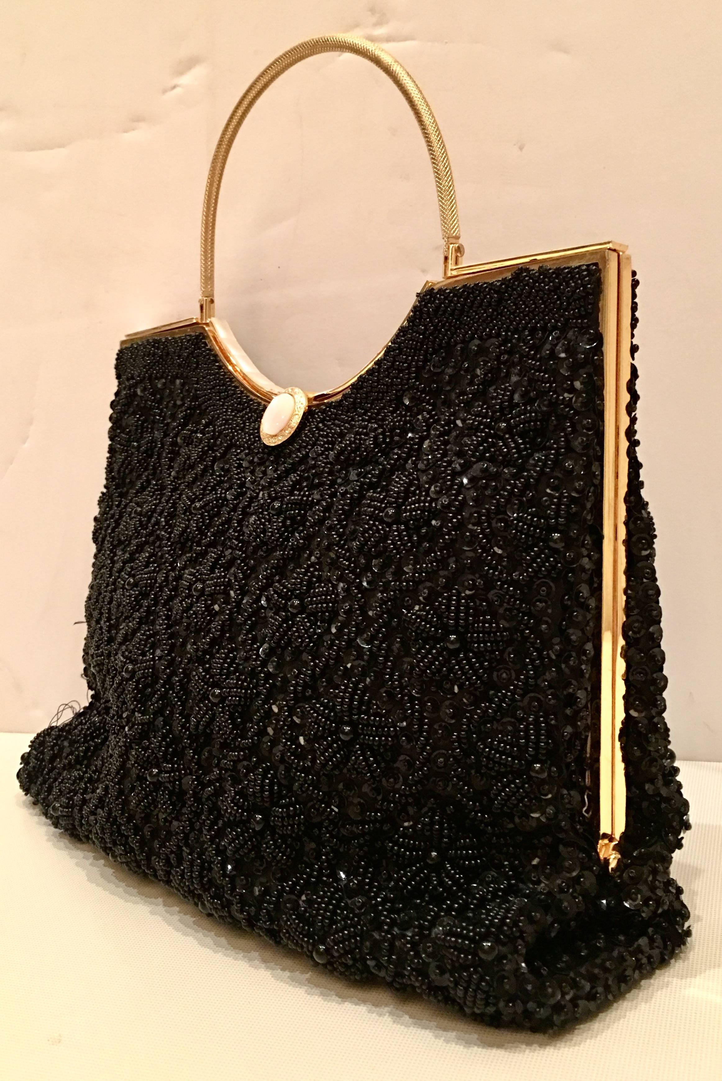 Women's  La Regale LTD.  Black Beaded ANTIQUE Evening Purse - clothing &  accessories - by owner - apparel sale 