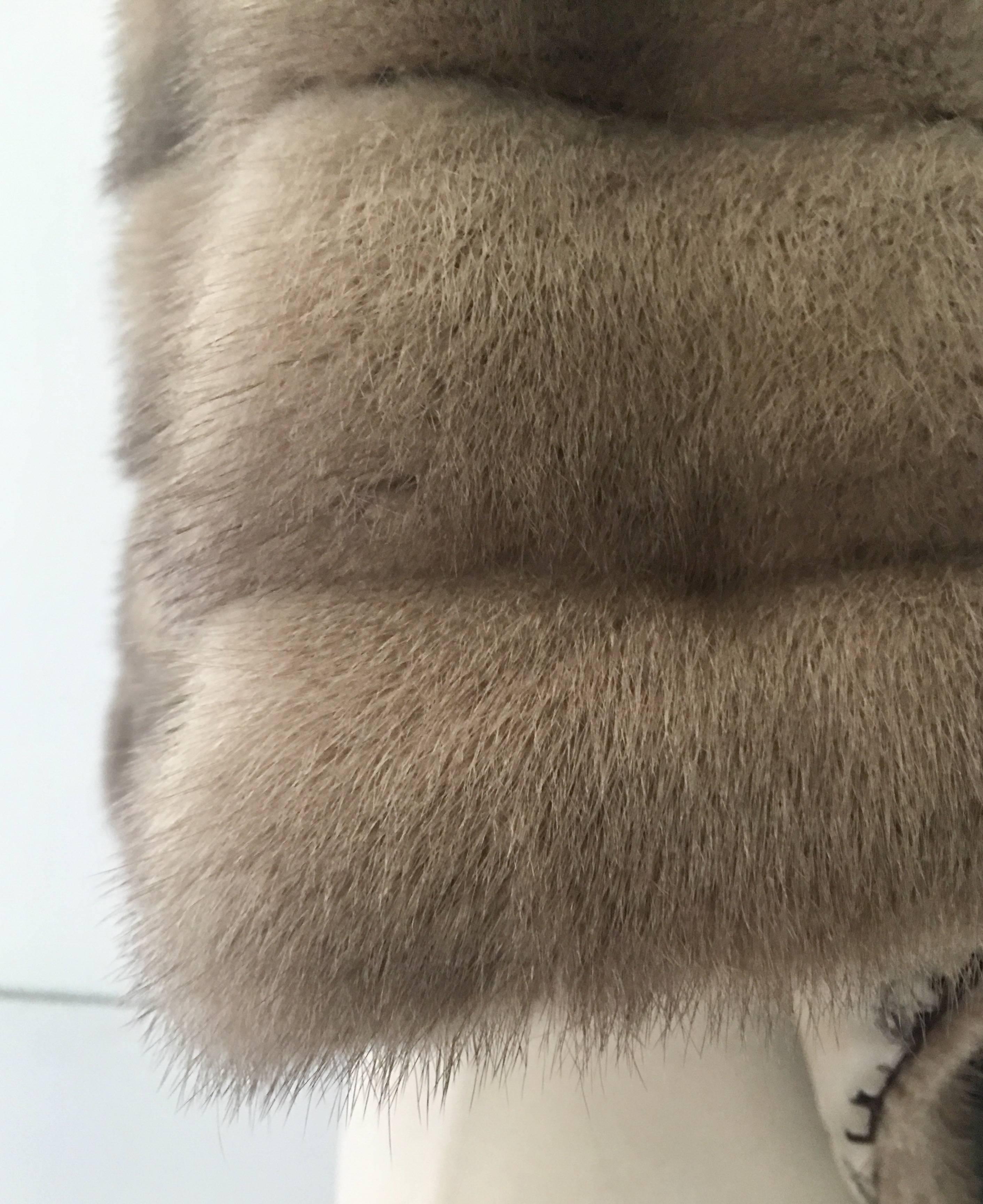 1940s Coulters Los Angeles Mink Fur Capelet 2