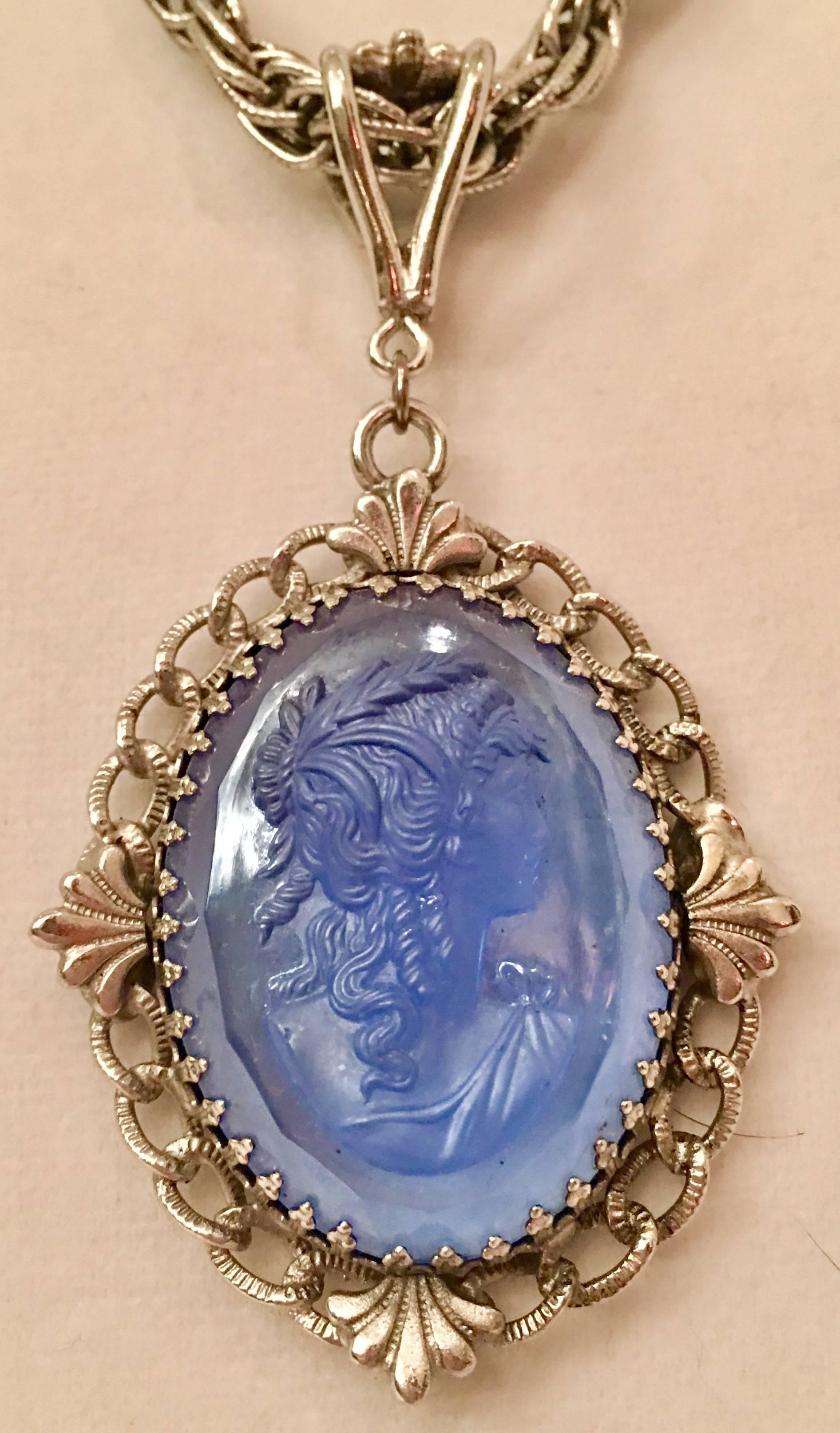 whiting and davis cameo necklace