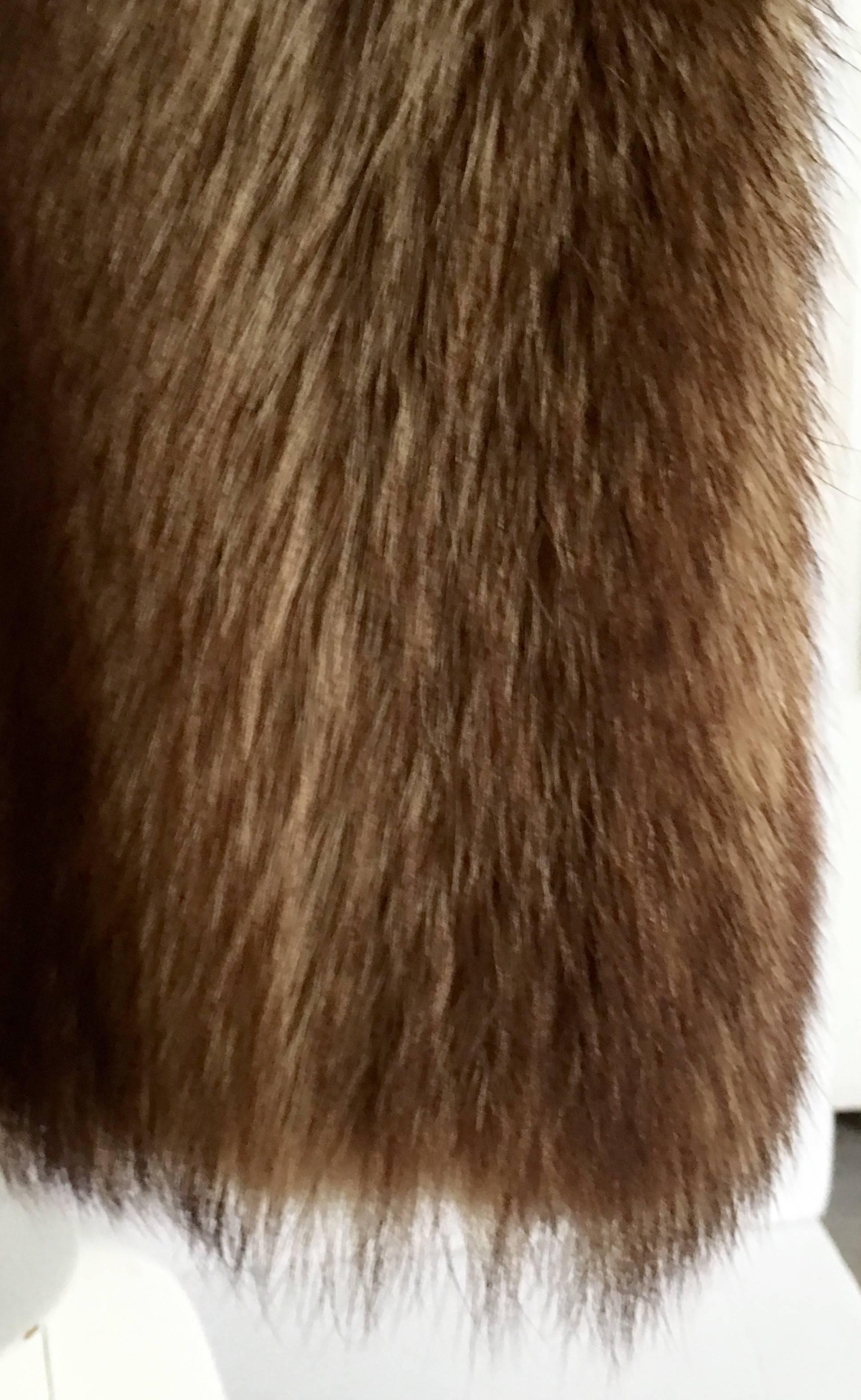 90'S Chloe Designer Full Length Raccoon Coat 1