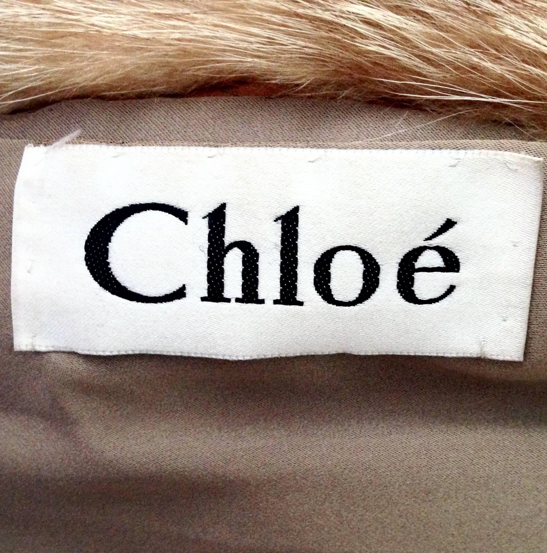 90'S Chloe Designer Full Length Raccoon Coat 2