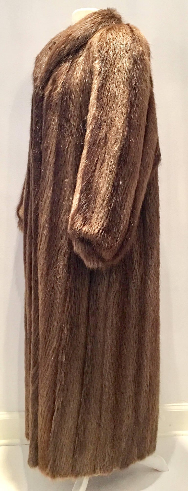 Vintage Canadian Long Hair Beaver Fur Coat at 1stDibs vintage beaver