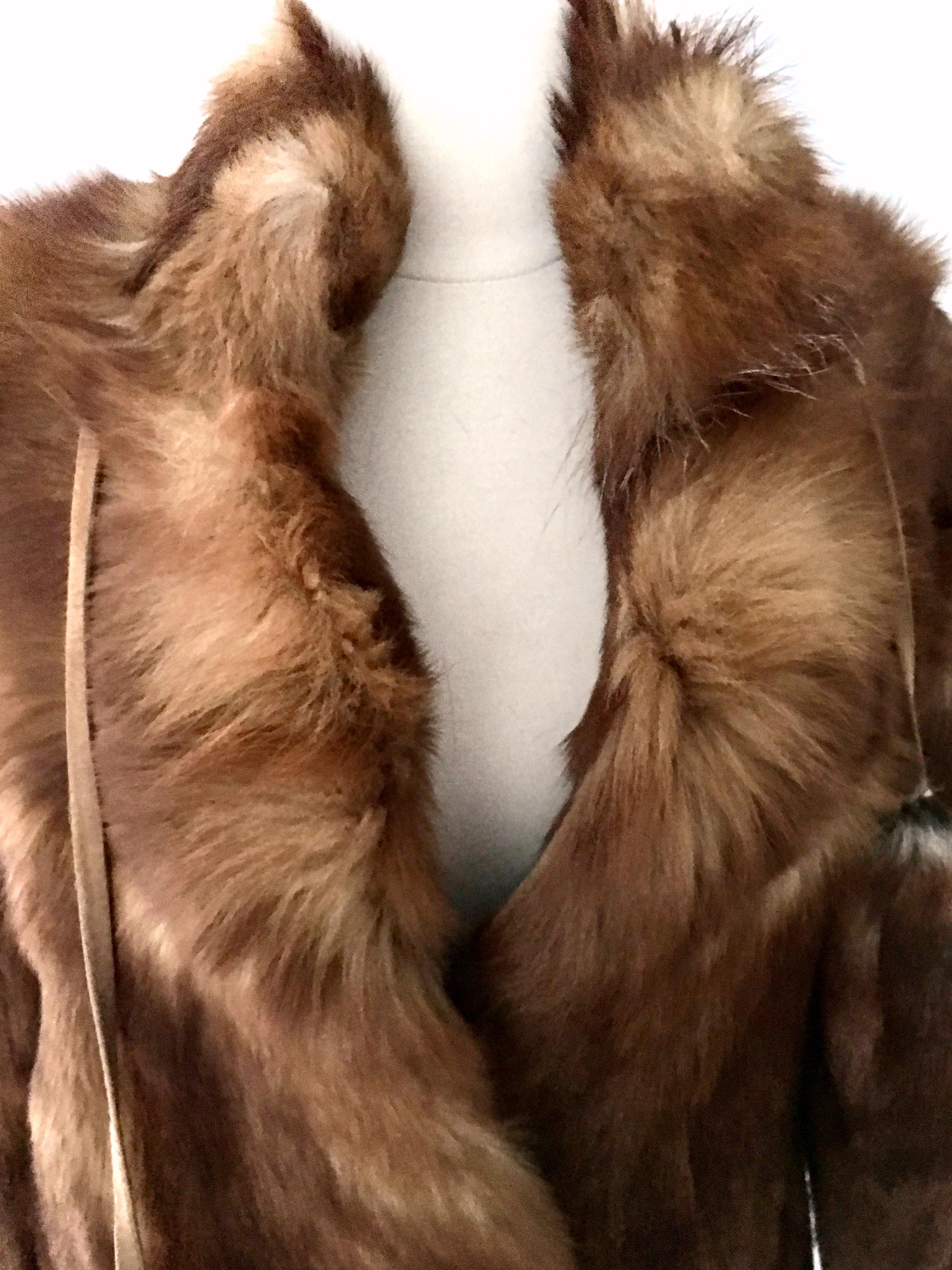 20th Century Authentic German Red Fox Fur Coat By, Eich Pelz For Sale 1